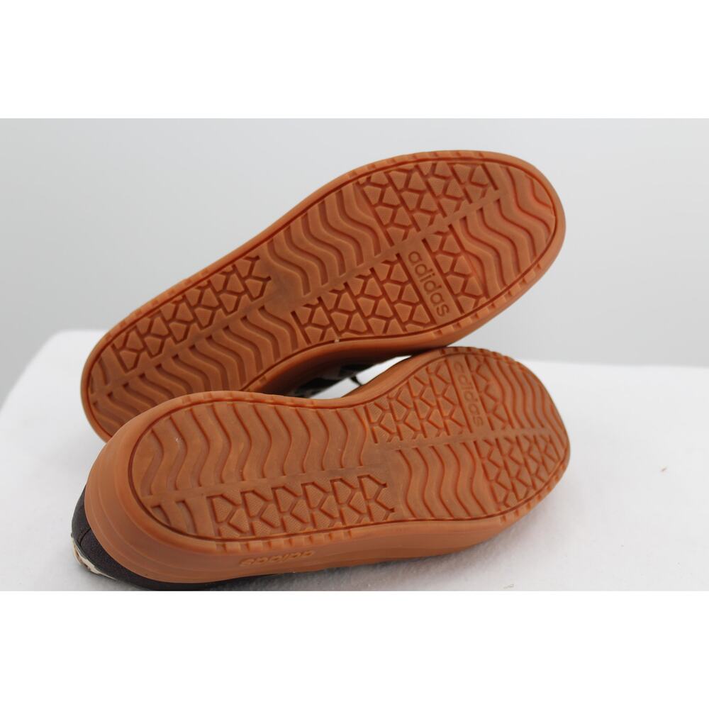 adidas VL Court Bold Black Brown White Animal Print KI3335 Women's 8 - Picture 5 of 5